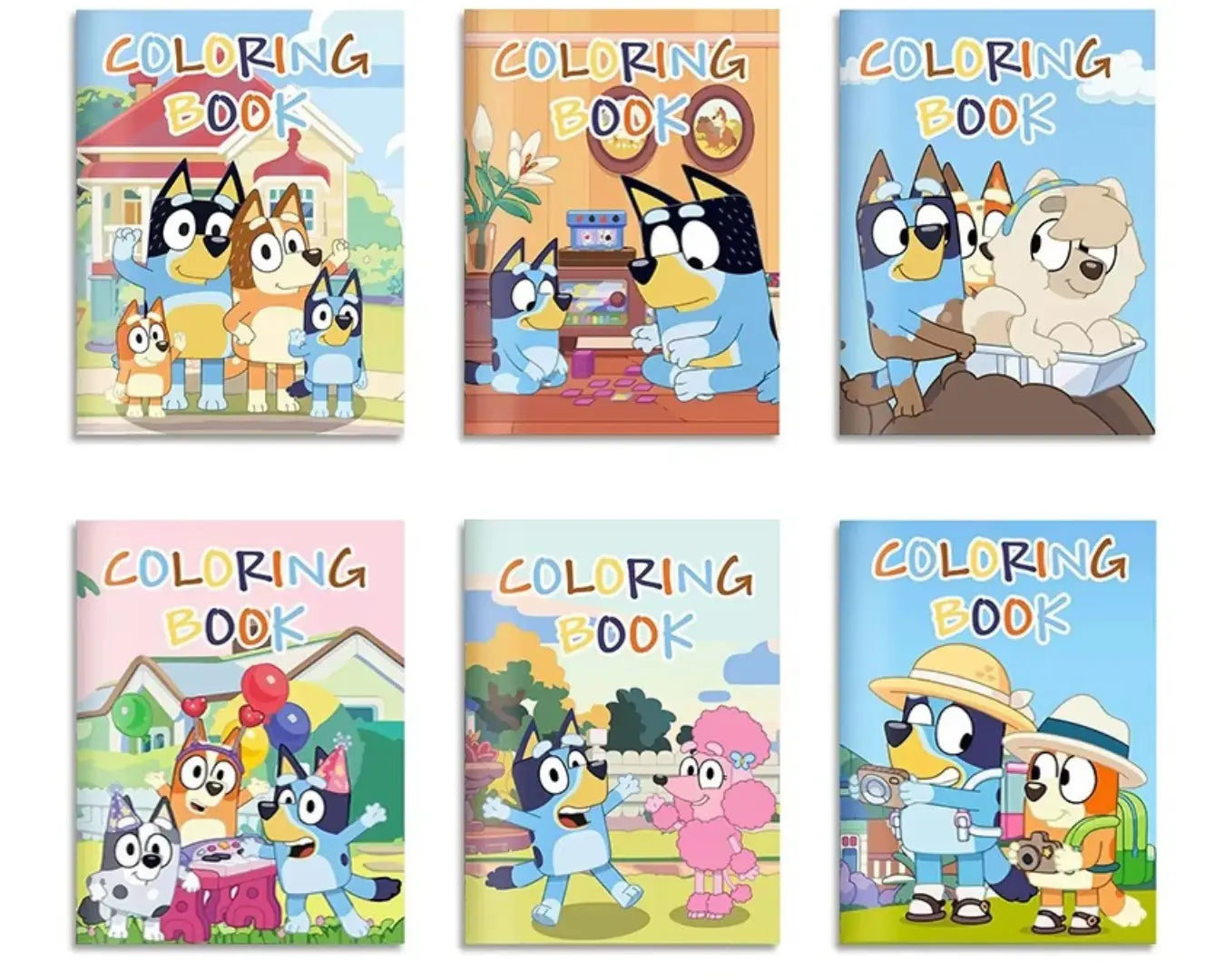 Kit Desenho Infantil Animado Figura para Colorir Cachorro