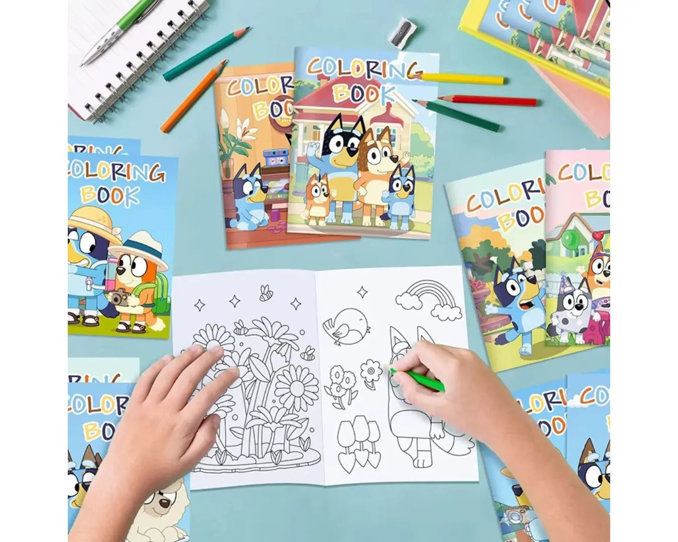 Kit Desenho Infantil Animado Figura para Colorir Cachorro