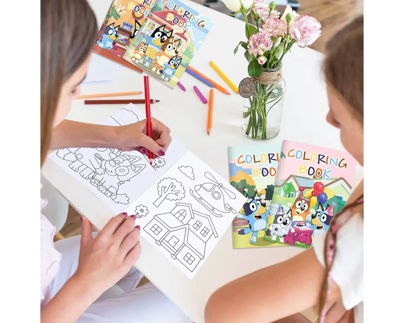 Kit Desenho Infantil Animado Figura para Colorir Cachorro