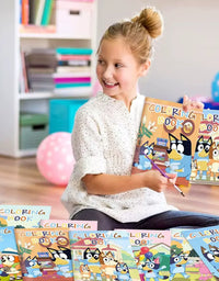 Kit Desenho Infantil Animado Figura para Colorir Cachorro
