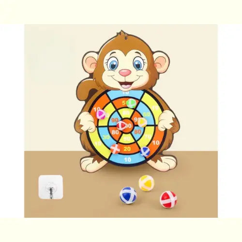 Brinquedo Educativo Montessori Bola Pegajosa Macaco