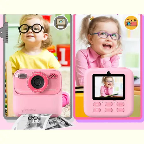 Celular de Brinquedo Câmera Instantânea Rosa