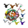 Dinossauro Brinquedo Tipo Jurassic World Ninho 10 Peças