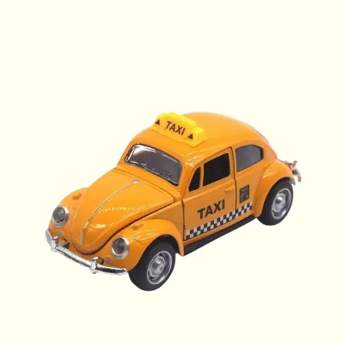 Carrinho de Brinquedo Clássico Metal Taxi
