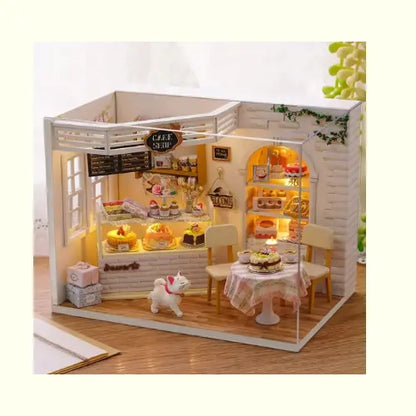 Casinha de Brinquedo Madeira Gatinho Doce