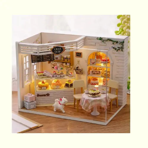 Casinha de Brinquedo Madeira Gatinho Doce