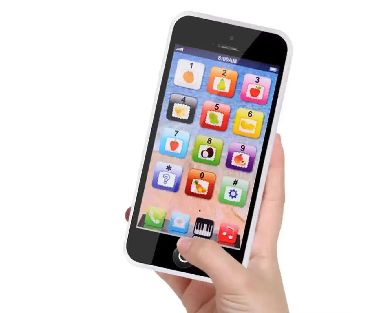 Celular de Brinquedo Simulação Musical Preto