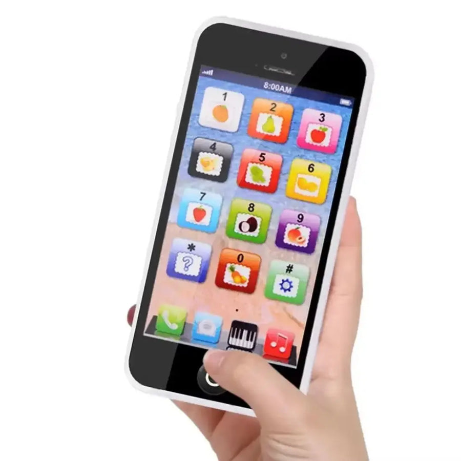 Celular de Brinquedo Simulação Musical Preto