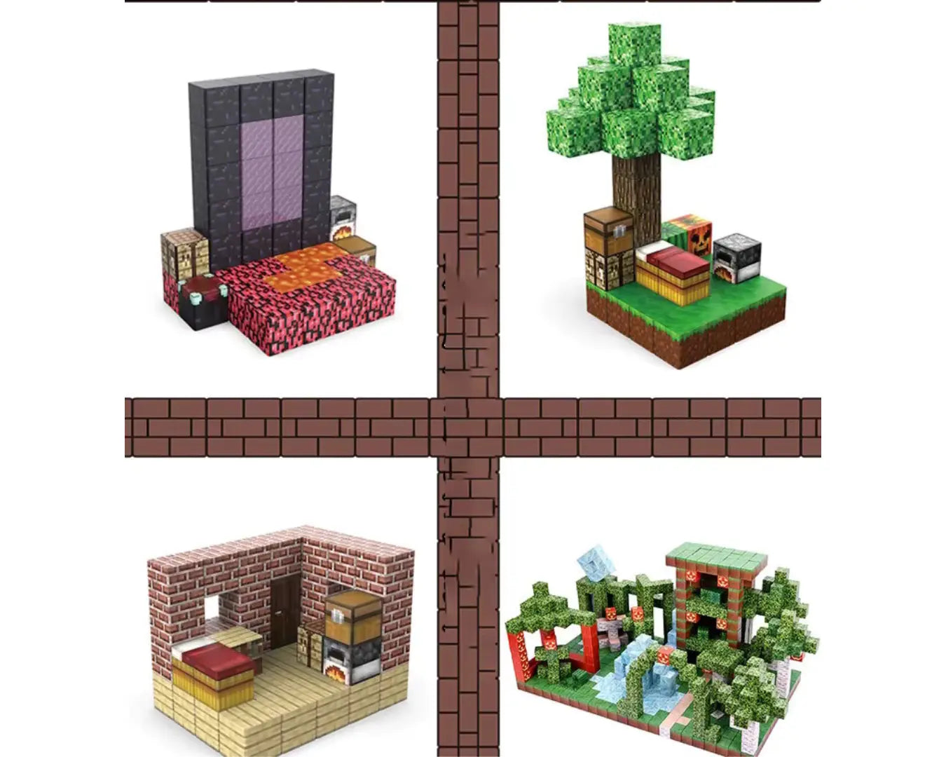 Brinquedo Tipo Lego Minecraft Construção City 60 Peças