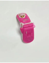 Telefone Celular de Brinquedo Tipo Barbie Rosa
