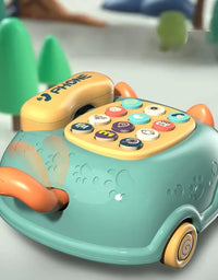 Celular de Carrinho de Brinquedo Elétrico Verde
