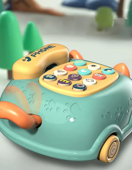 Celular de Carrinho de Brinquedo Elétrico Verde