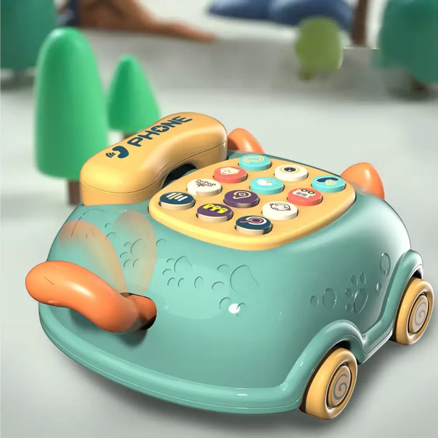 Celular de Carrinho de Brinquedo Elétrico Verde