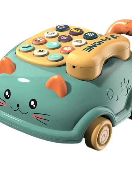 Celular de Carrinho de Brinquedo Elétrico Verde