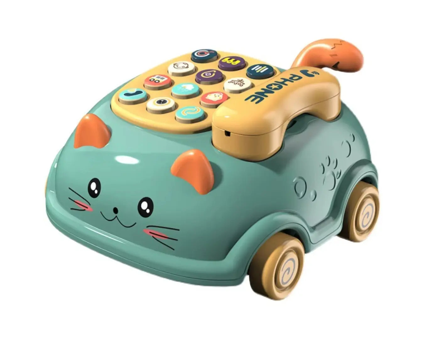 Celular de Carrinho de Brinquedo Elétrico Verde