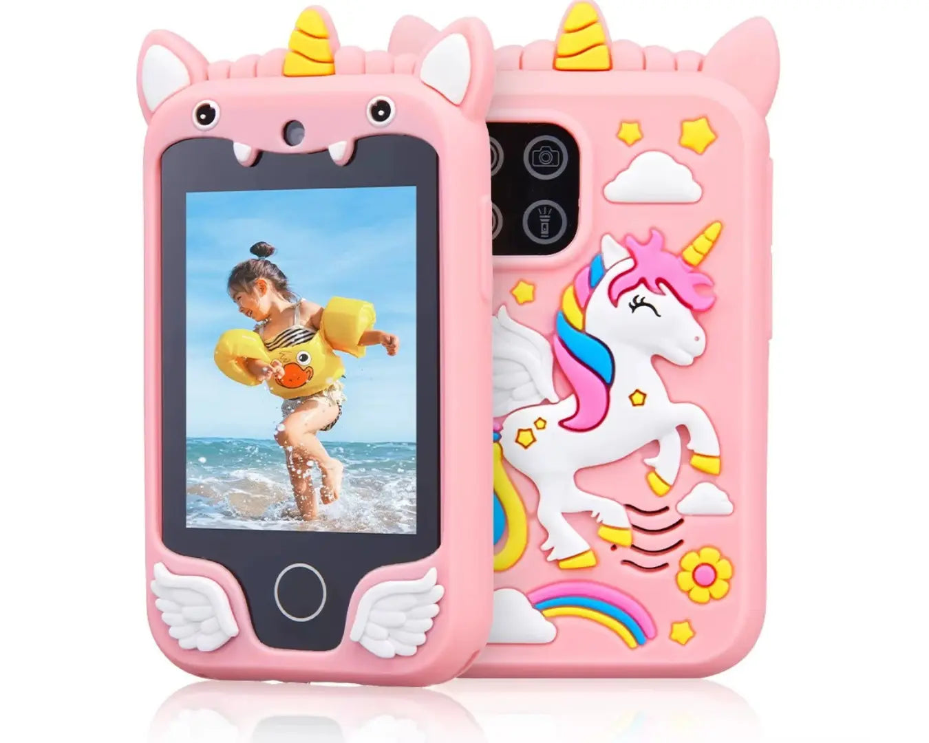 Celular de Brinquedo com Câmera Unicórnio Rosa