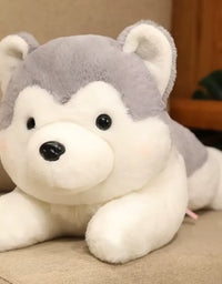 Cachorrinho de Pelúcia Brinquedo Raça Husky
