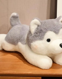 Cachorrinho de Pelúcia Brinquedo Raça Husky

