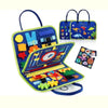 Brinquedo Educativo de Viagem Dinossauro Montessori Azul