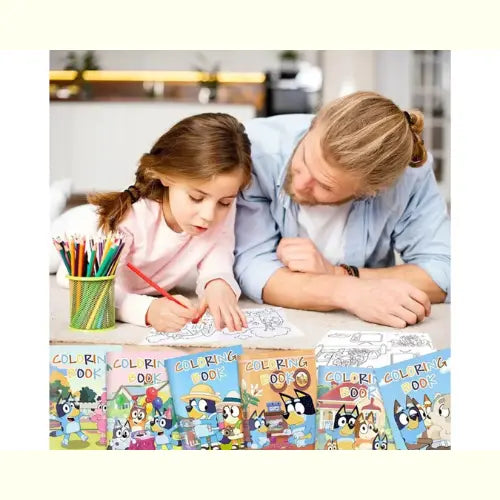 Kit Desenho Infantil Animado Figura para Colorir Cachorro