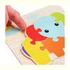 Brinquedo Educativo Quebra-Cabeça Madeira Elefante