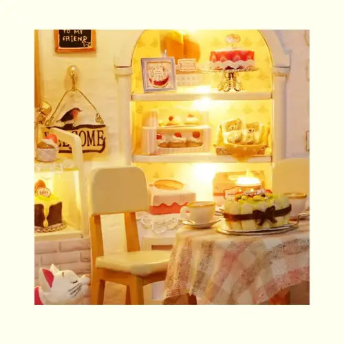 Casinha de Brinquedo Madeira Gatinho Doce