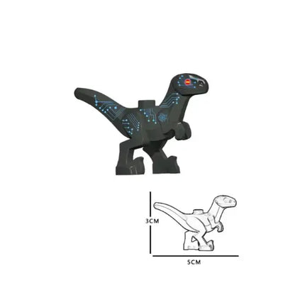 Dinossauro Brinquedo Tipo Jurassic World Ninho 10 Peças