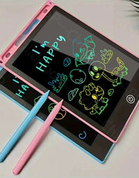 Brinquedo Desenho Lousa Mágica Tablet Digital Vermelho
