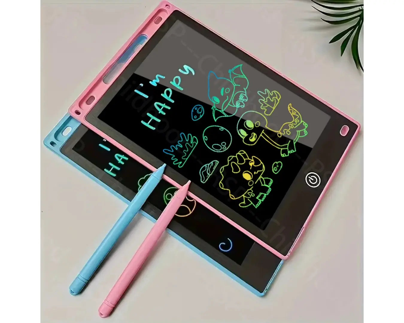 Brinquedo Desenho Lousa Mágica Tablet Digital Vermelho