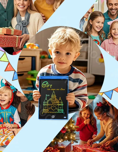 Brinquedo Desenho Lousa Mágica Tablet Digital Vermelho