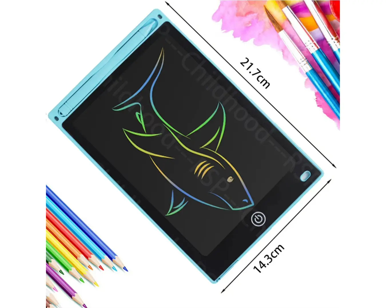 Brinquedo Desenho Lousa Mágica Tablet Digital Vermelho