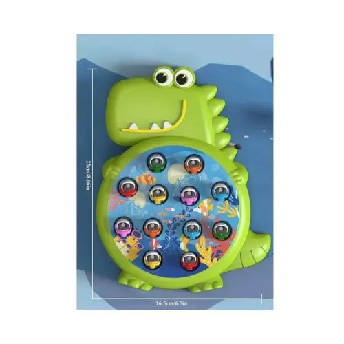 Dinossauro Brinquedo de Pesca Magnética Verde