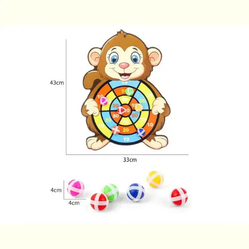Brinquedo Educativo Montessori Bola Pegajosa Macaco