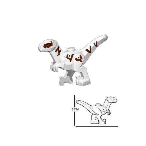 Dinossauro Brinquedo Tipo Jurassic World Ninho 10 Peças