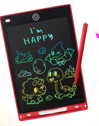 Brinquedo Desenho Lousa Mágica Tablet Digital Vermelho
