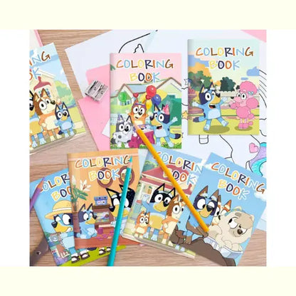 Kit Desenho Infantil Animado Figura para Colorir Cachorro