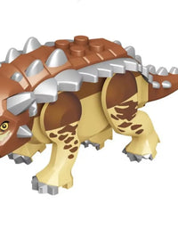 Dinossauro Brinquedo Tipo Jurassic World Kit 03 (Spinosaurus, Ankylosaurus, Stygimoloch)
