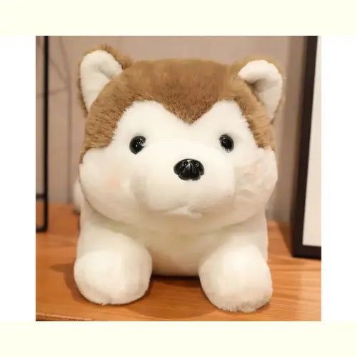 Cachorrinho de Pelúcia Brinquedo Raça Husky