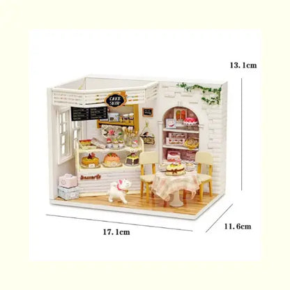 Casinha de Brinquedo Madeira Gatinho Doce