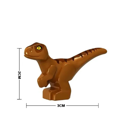 Dinossauro Brinquedo Tipo Jurassic World Ninho 10 Peças