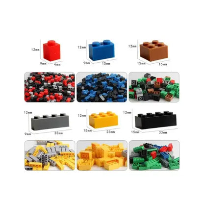 Brinquedo Tipo Lego Construção City DIY 300 Peças