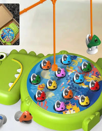 Dinossauro Brinquedo de Pesca Magnética Verde
