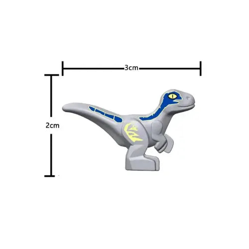 Dinossauro Brinquedo Tipo Jurassic World Ninho 10 Peças