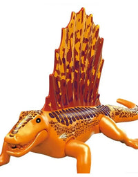 Dinossauro Brinquedo Tipo Jurassic World Kit 04 (Dimetrodon, Pterosaur, Plesiosaur)
