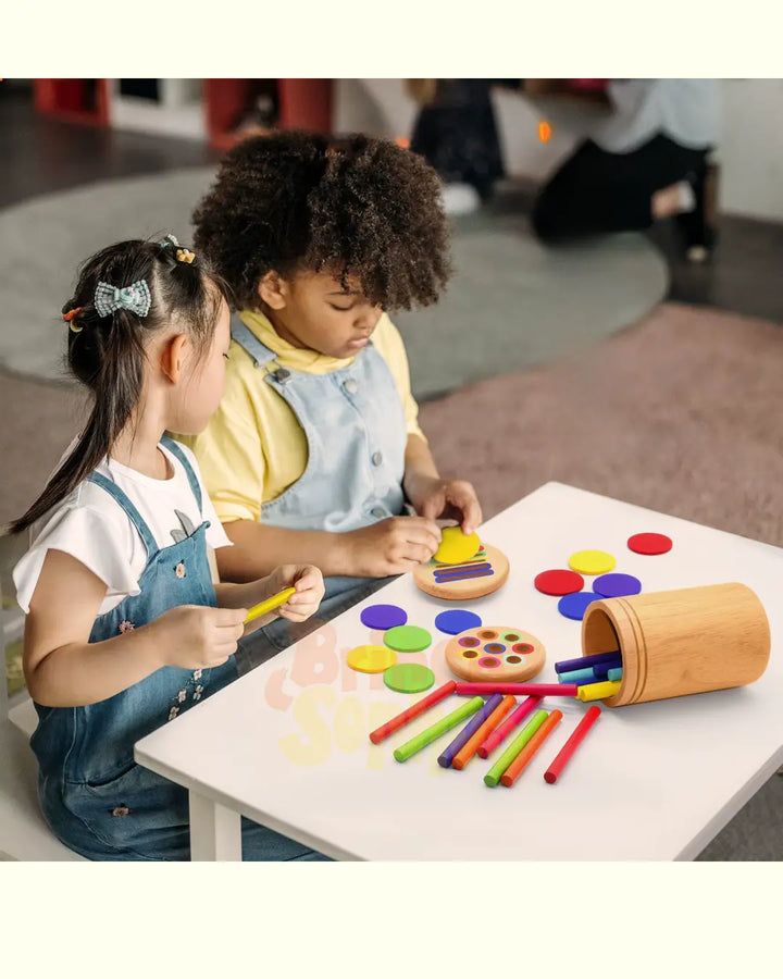 Brinquedo Montessori - Correspondência de Cor 2