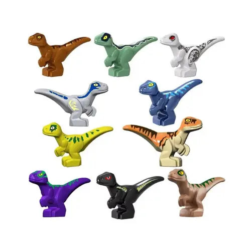 Dinossauro Brinquedo Tipo Jurassic World Rex Raptor 15 Peças