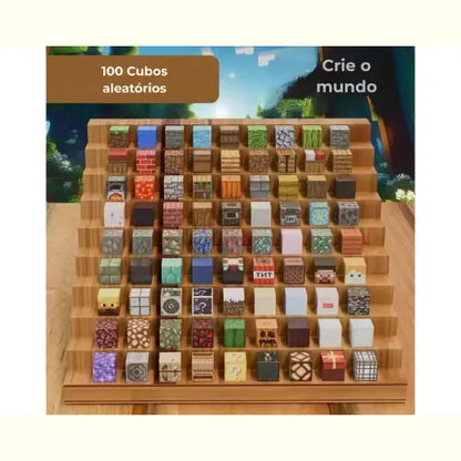 Brinquedo Tipo Lego Minecraft Construção City 100 Peças