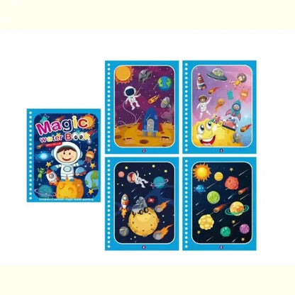 Brinquedo Livro Mágico Montessori Desenho de Água Espaço