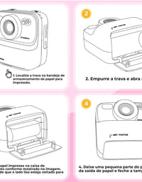 Celular de Brinquedo Câmera Instantânea Rosa
