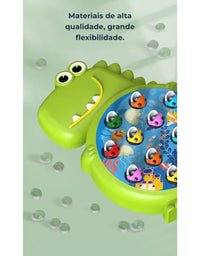 Dinossauro Brinquedo de Pesca Magnética Verde

